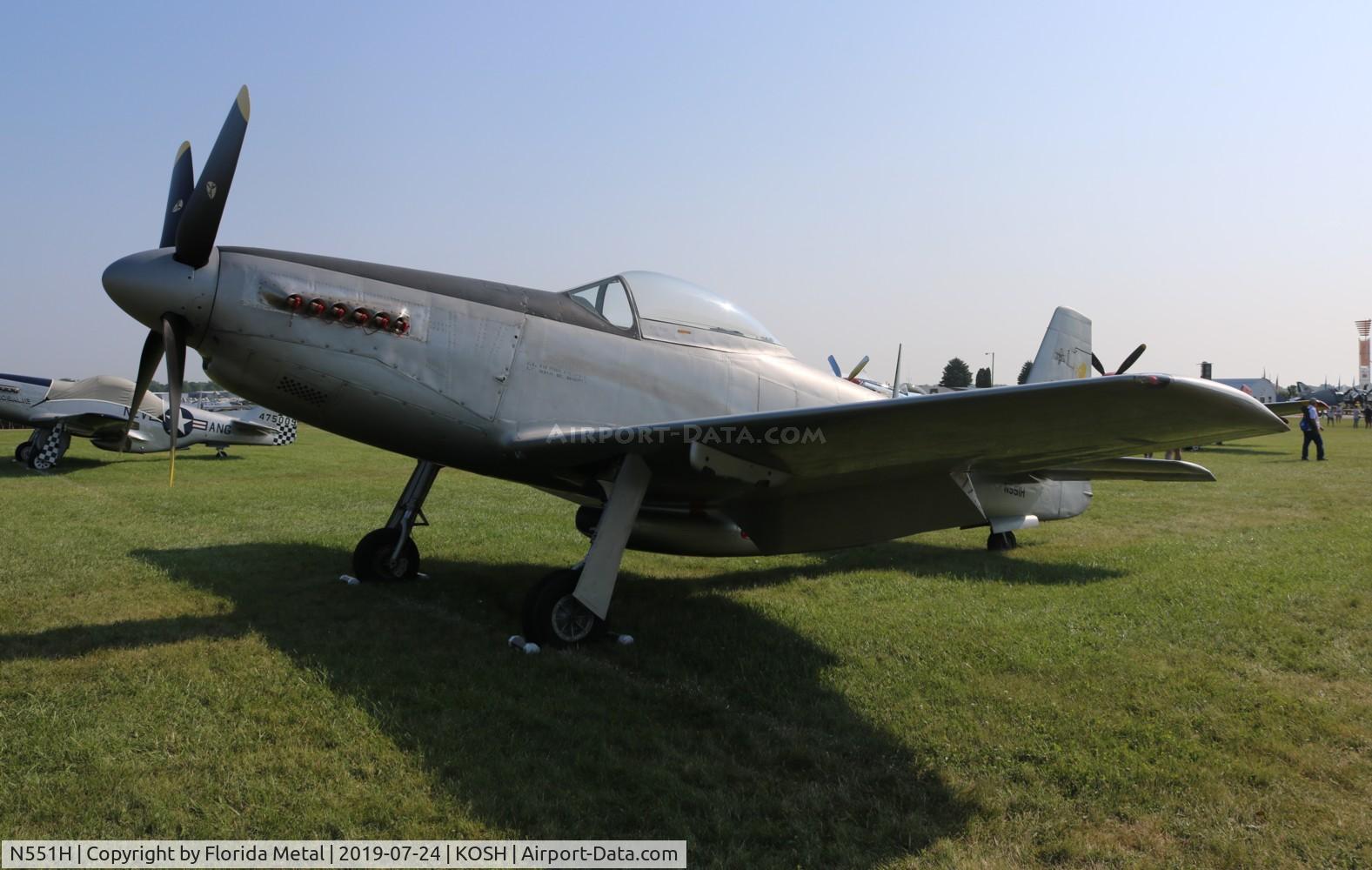 N551H, 1944 North American F-51-H-5-NA C/N 44-64314, OSH 2019