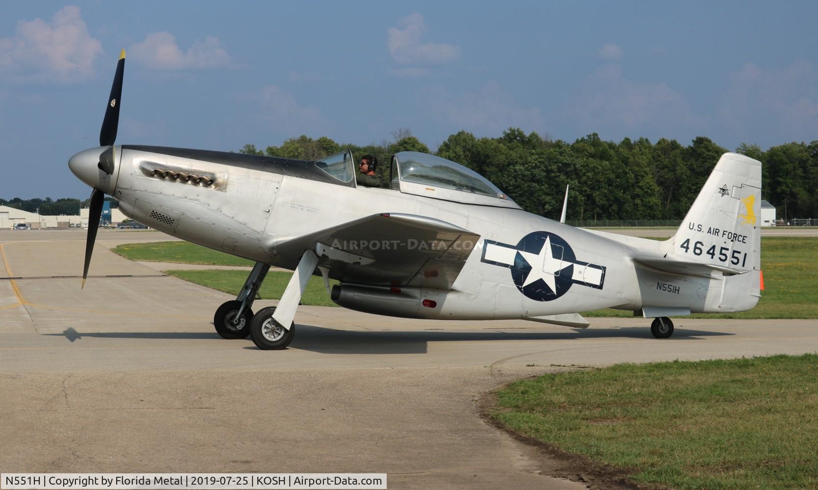 N551H, 1944 North American F-51-H-5-NA C/N 44-64314, OSH 2019