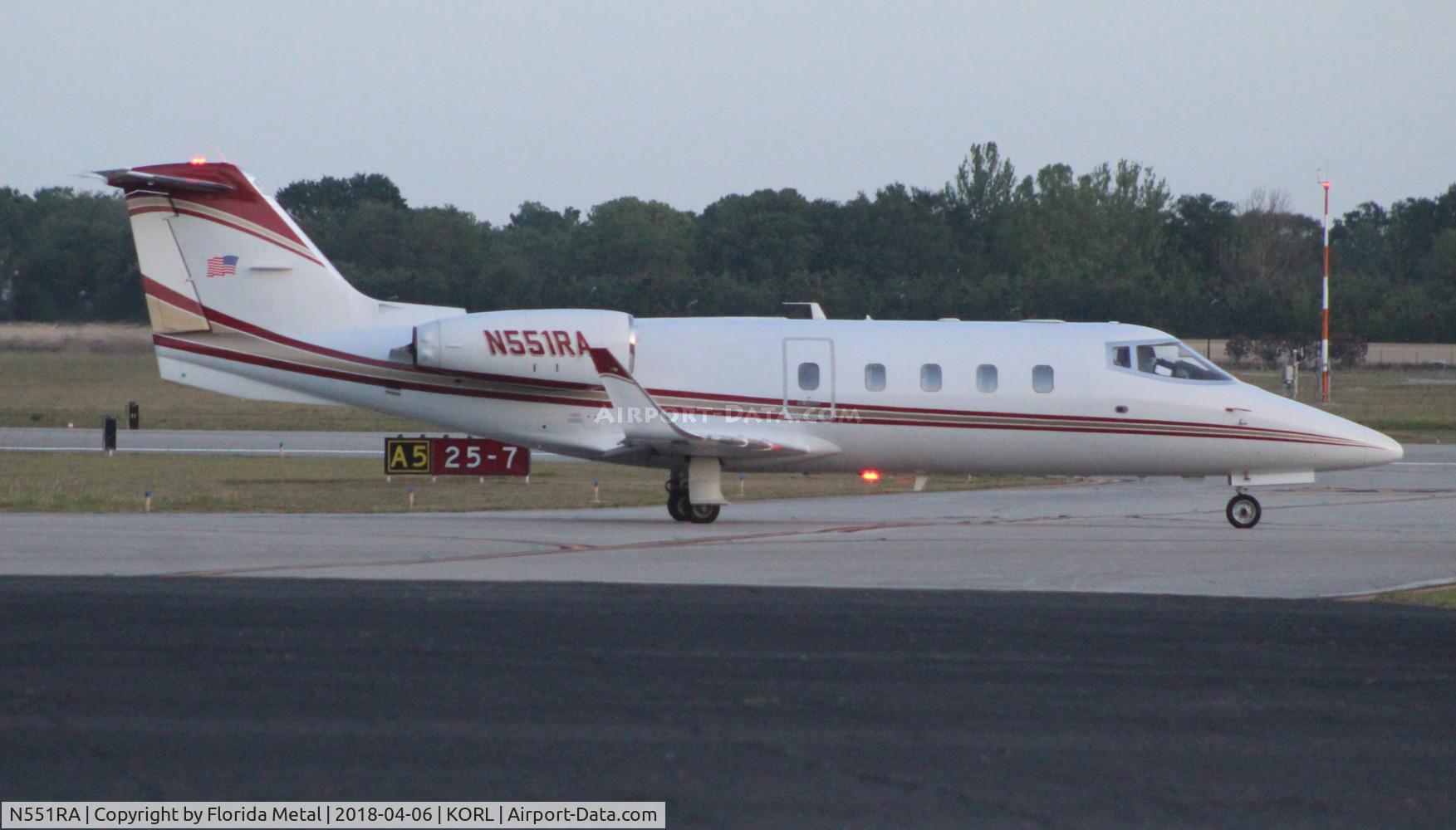N551RA, 1982 Learjet 55 C/N 55-076, ORL 2018