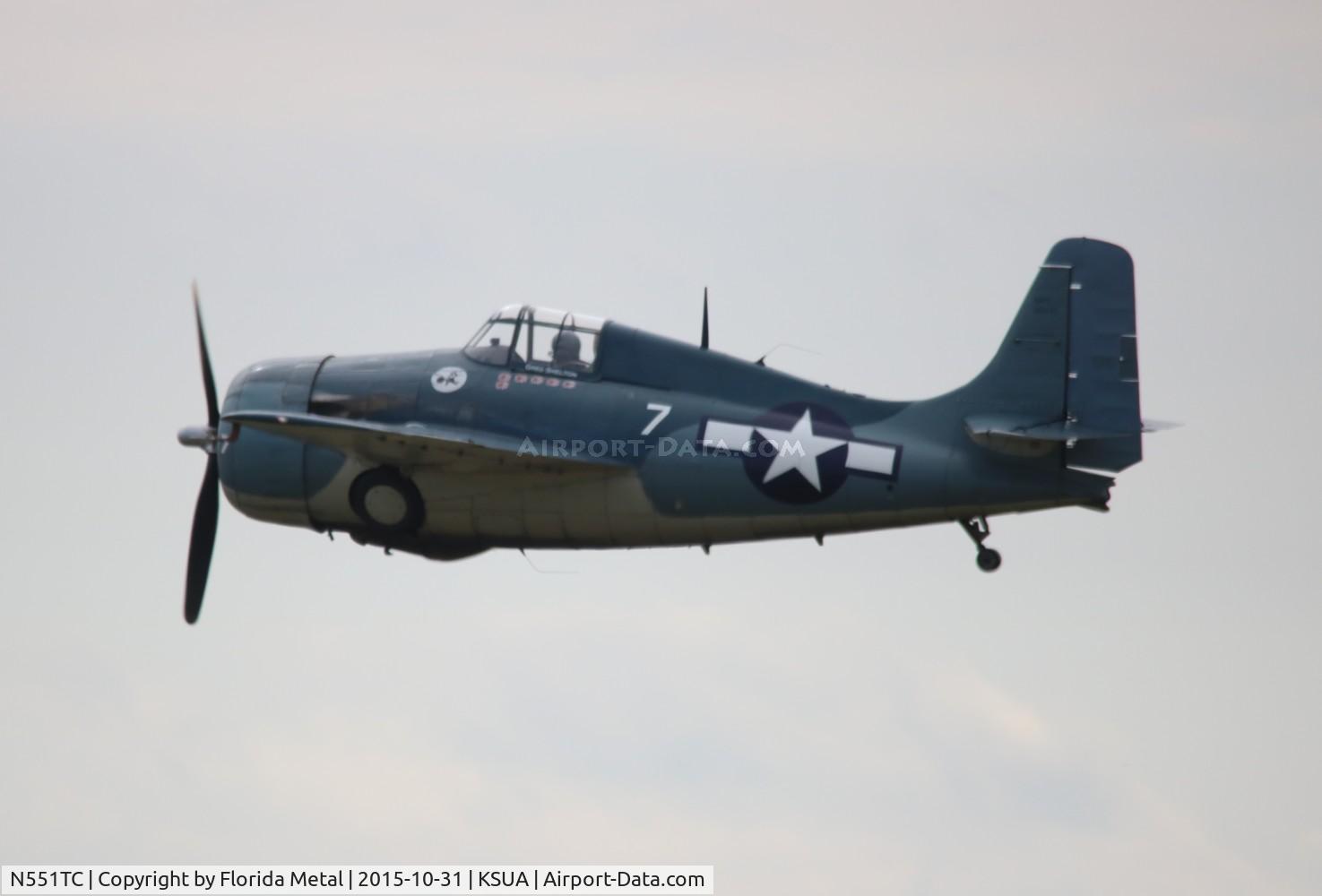 N551TC, 1944 General Motors (Grumman) FM-2 Wildcat C/N 47160, Stuart 2015