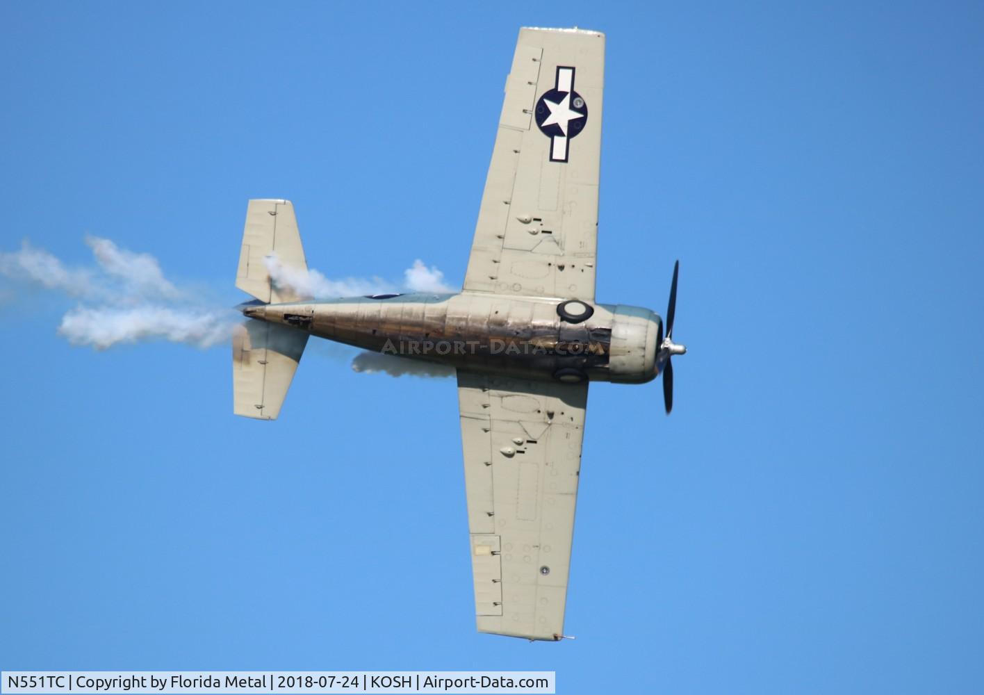 N551TC, 1944 General Motors (Grumman) FM-2 Wildcat C/N 47160, OSH 2019