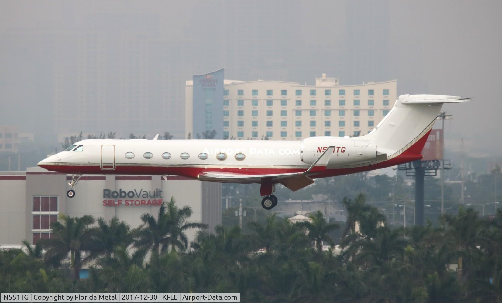 N551TG, Gulfstream Aerospace GV-SP (G550) C/N 5264, FLL 2017