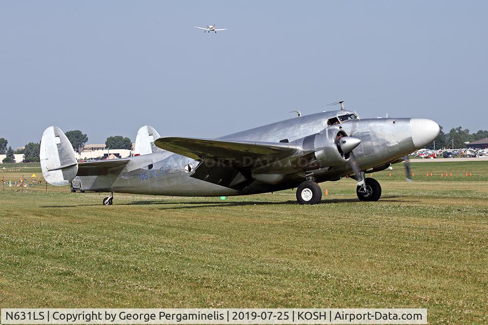 N631LS, 1943 Lockheed-PacAero R50-5 Learstar C/N 18-2404, Oshkosh 2019.