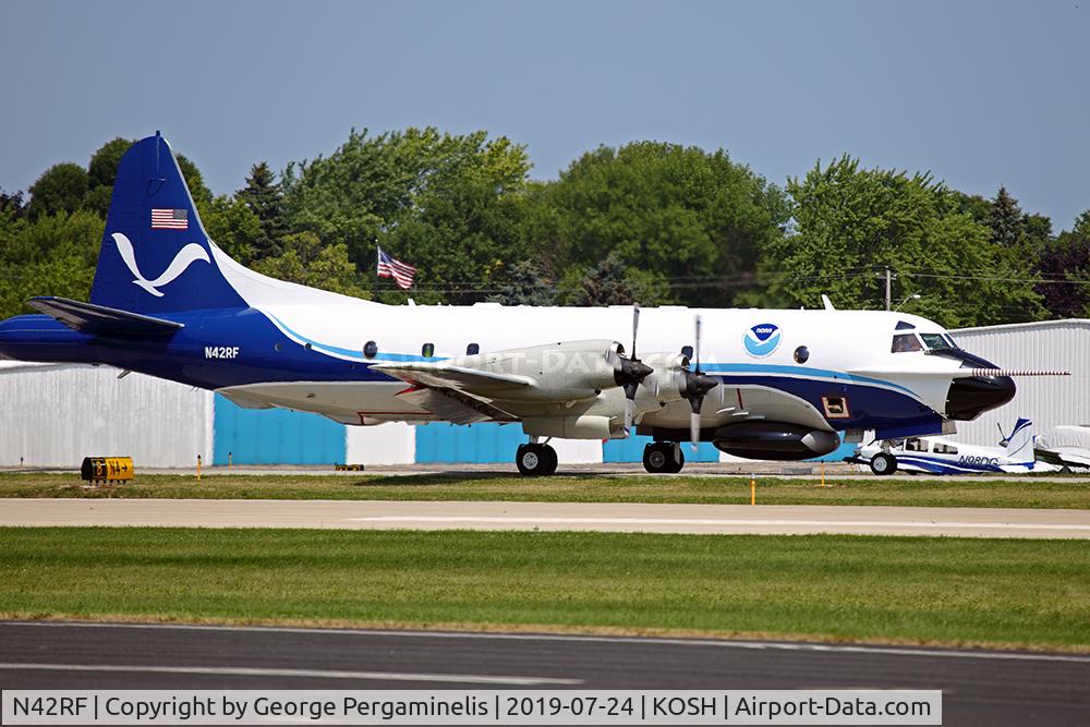 N42RF, 1975 Lockheed WP-3D Orion C/N 5622, Oshkosh 2019.