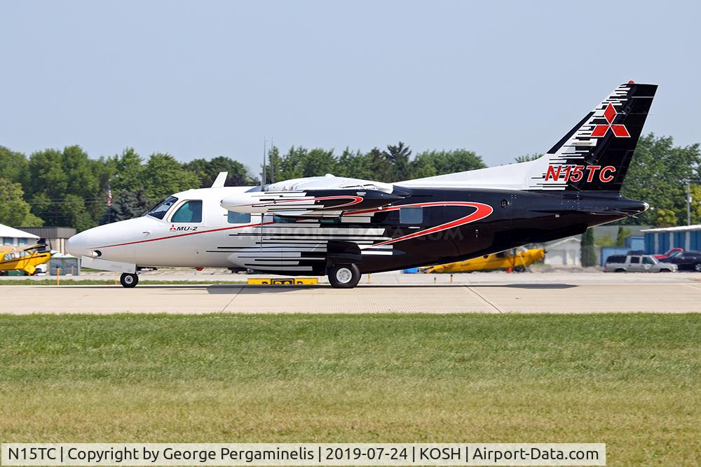 N15TC, 1976 Mitsubishi MU-2B-36 C/N 692, Oshkosh 2019.