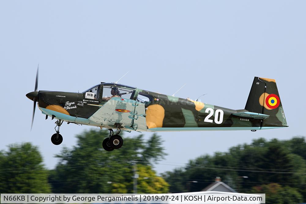 N66KB, 1976 IAR IAR-823 C/N 22, Oshkosh 2019.