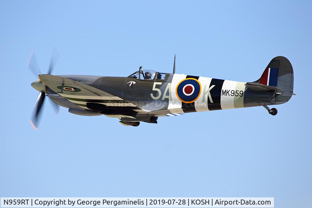 N959RT, 1944 Supermarine 361 Spitfire IXc C/N CBAF.8125, Oshkosh 2019.