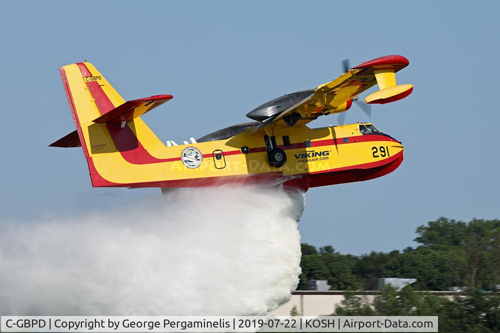 C-GBPD, 1985 Canadair CL-215-V (CL-215-1A10) C/N 1084, Oshkosh 2019.