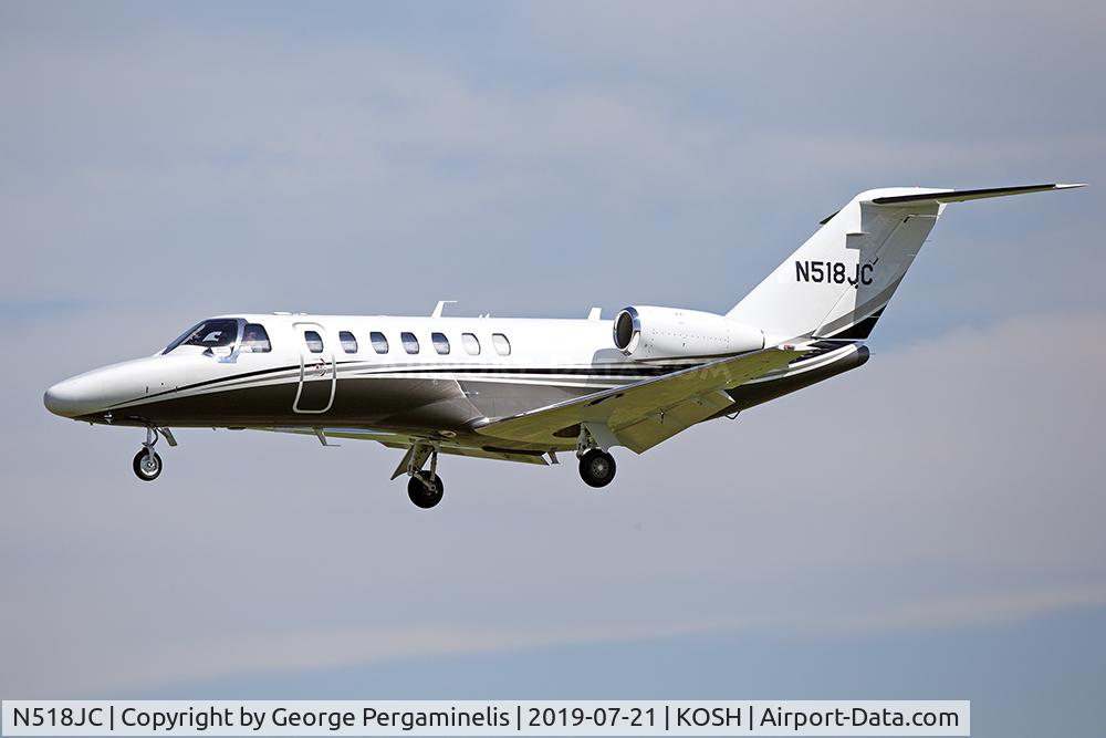 N518JC, 2017 Cessna 525B  CitationJet CJ3+ C/N 525B-0518, Oshkosh 2019.