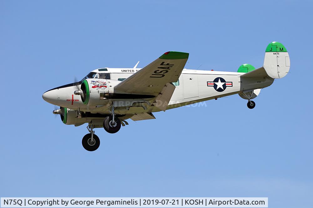 N75Q, 1951 Beech C-45G Expeditor (AT-11) C/N 4009/AF-423, Oshkosh 2019.
