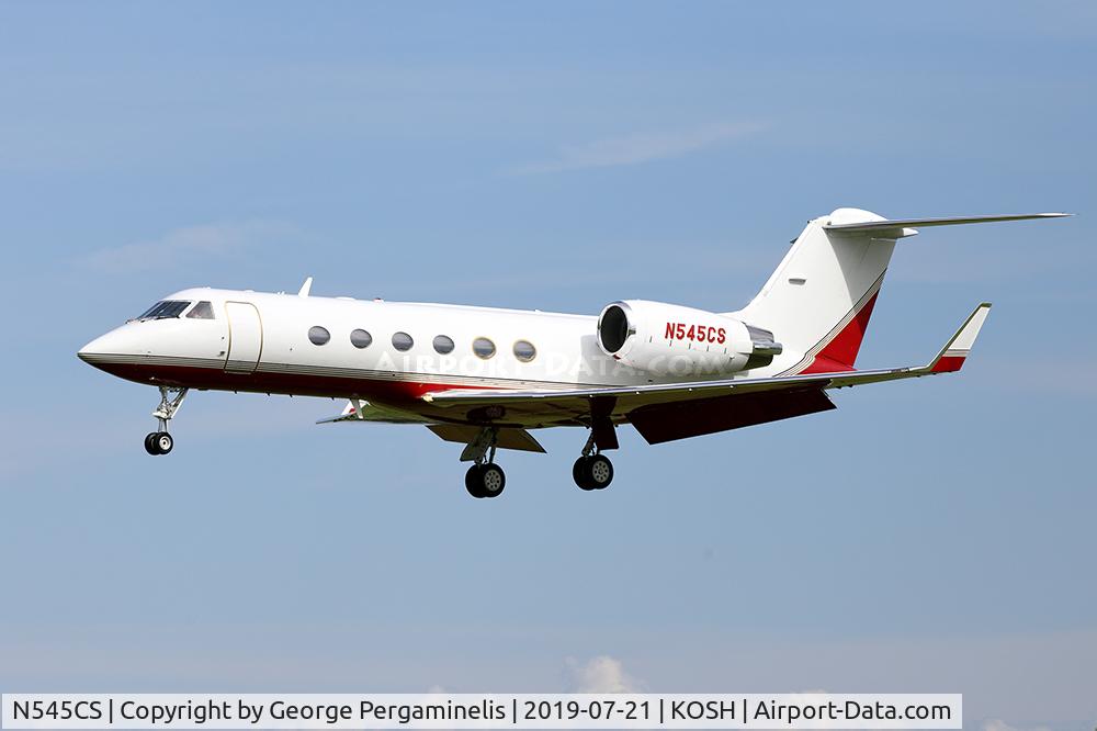 N545CS, 1999 Gulfstream Aerospace G-IV C/N 1361, Oshkosh 2019.