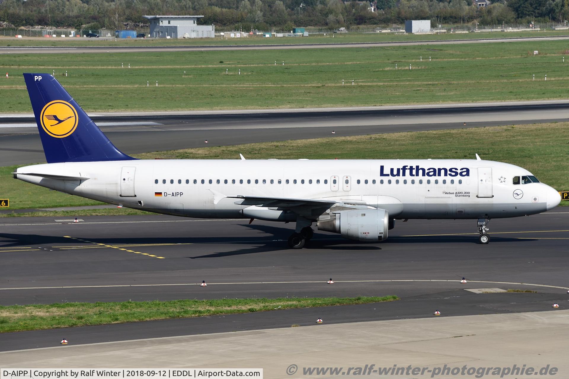 D-AIPP, 1990 Airbus A320-211 C/N 110, Airbus A320-211 - LH DLH Lufthansa 'Starnberg' - 110 - D-AIPP - 12.09.2018 - DUS