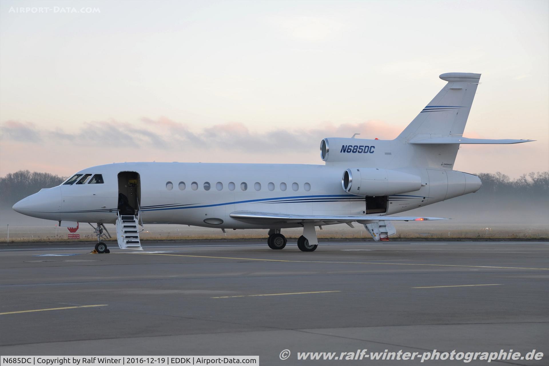 N685DC, 2010 Dassault Falcon 7X C/N 93, Dassault Falcon 7X - Bank of Utah - 93 - N685DC - 19.12.2016- CGN