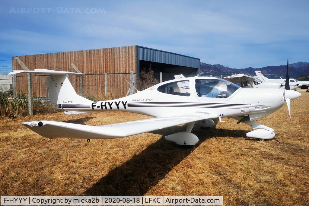 F-HYYY, 2003 Diamond DA-40D Diamond Star C/N D4.060, Parked