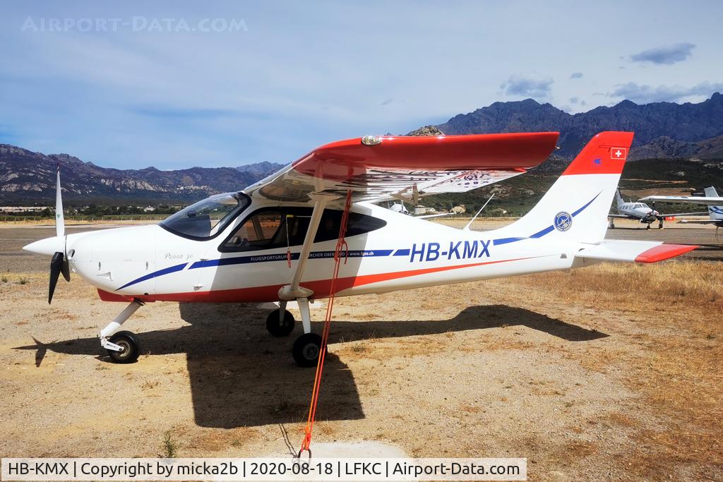 HB-KMX, 2018 Tecnam P2008 JC C/N 1113, Parked