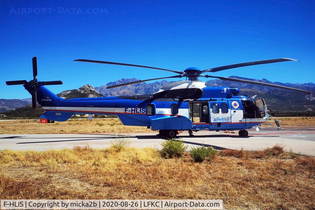 F-HLIS, 2011 Eurocopter EC-225LP Super Puma C/N 2797, Parked