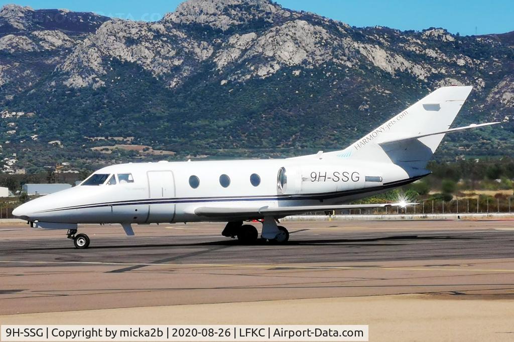 9H-SSG, 1987 Dassault Falcon 10 C/N 209, Taxiing