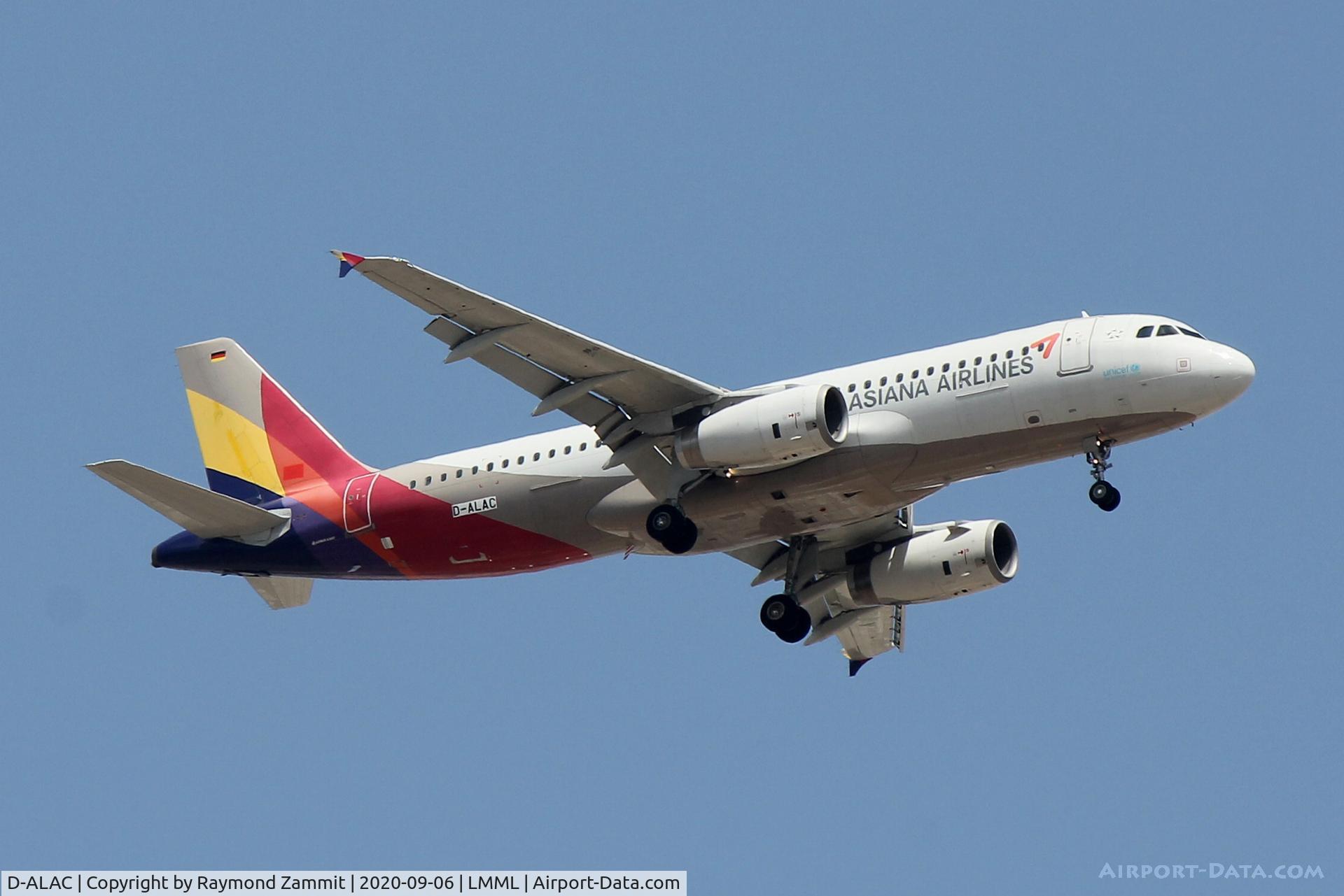 D-ALAC, 1996 Airbus A320-232 C/N 580, A320 D-ALAC Asiana Airlines