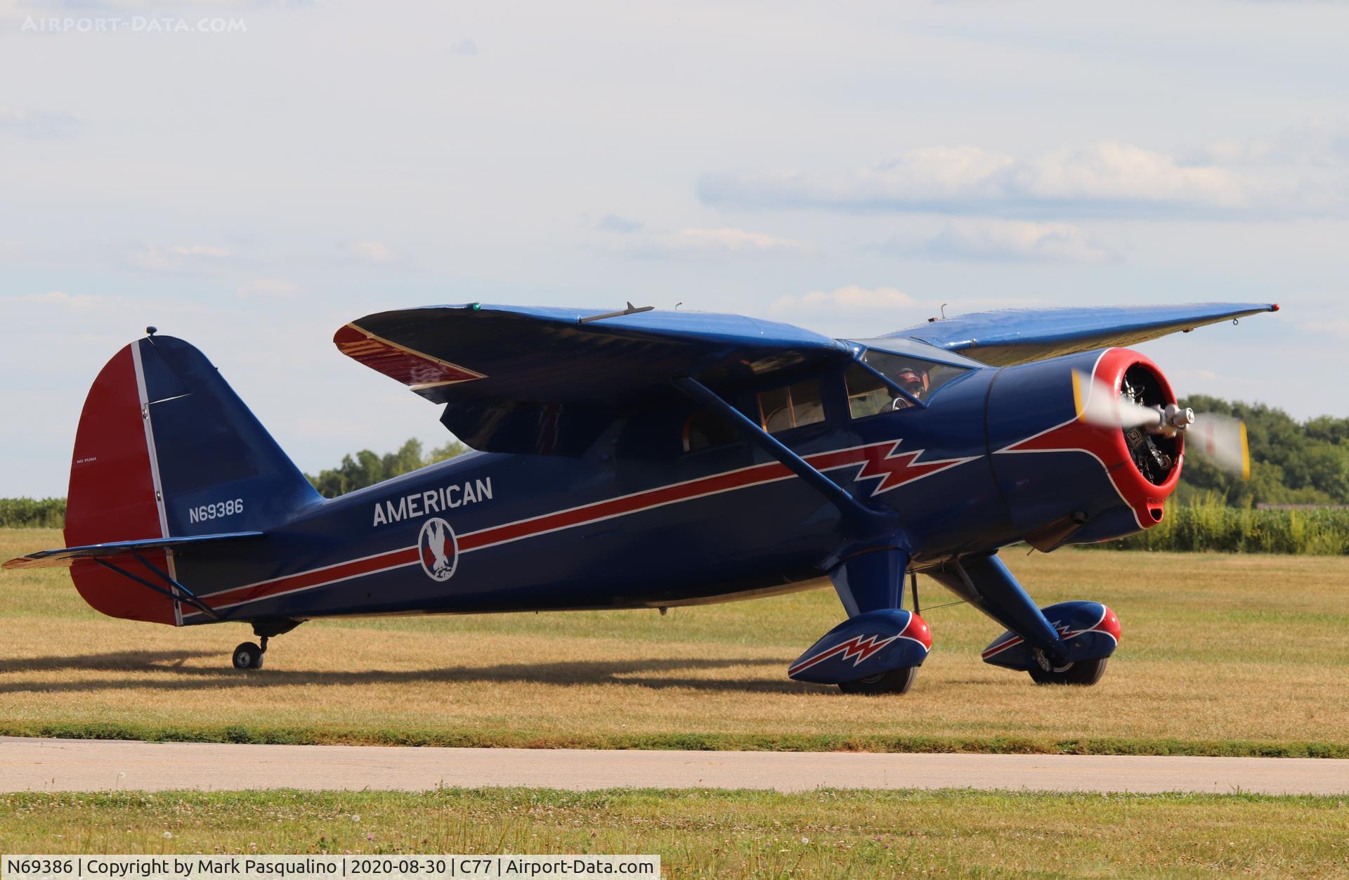 N69386, Stinson V77 Reliant C/N 77-332, Stinson V77