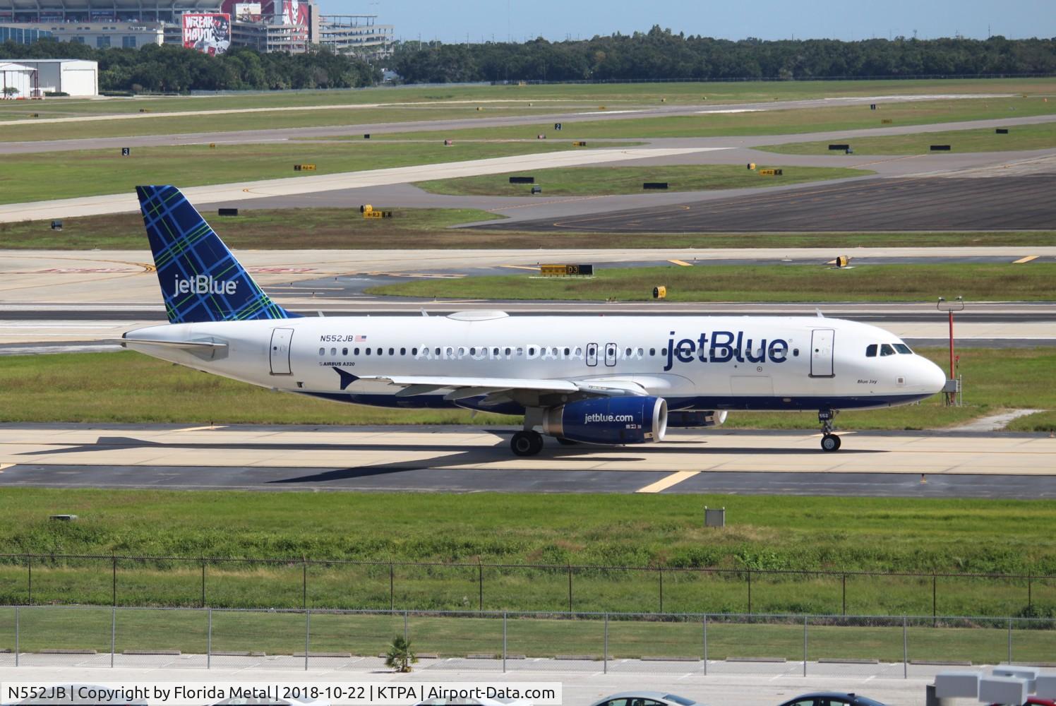 N552JB, 2002 Airbus A320-232 C/N 1861, TPA 2018