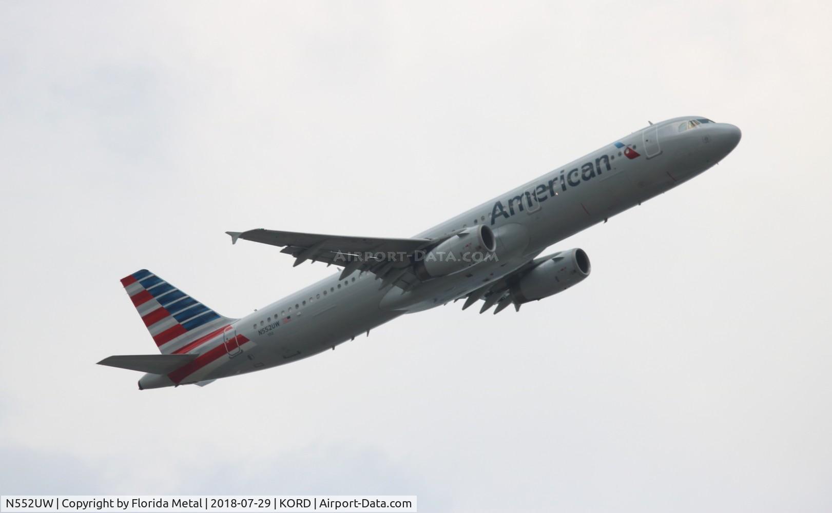 N552UW, 2011 Airbus A321-231 C/N 4957, ORD 2018