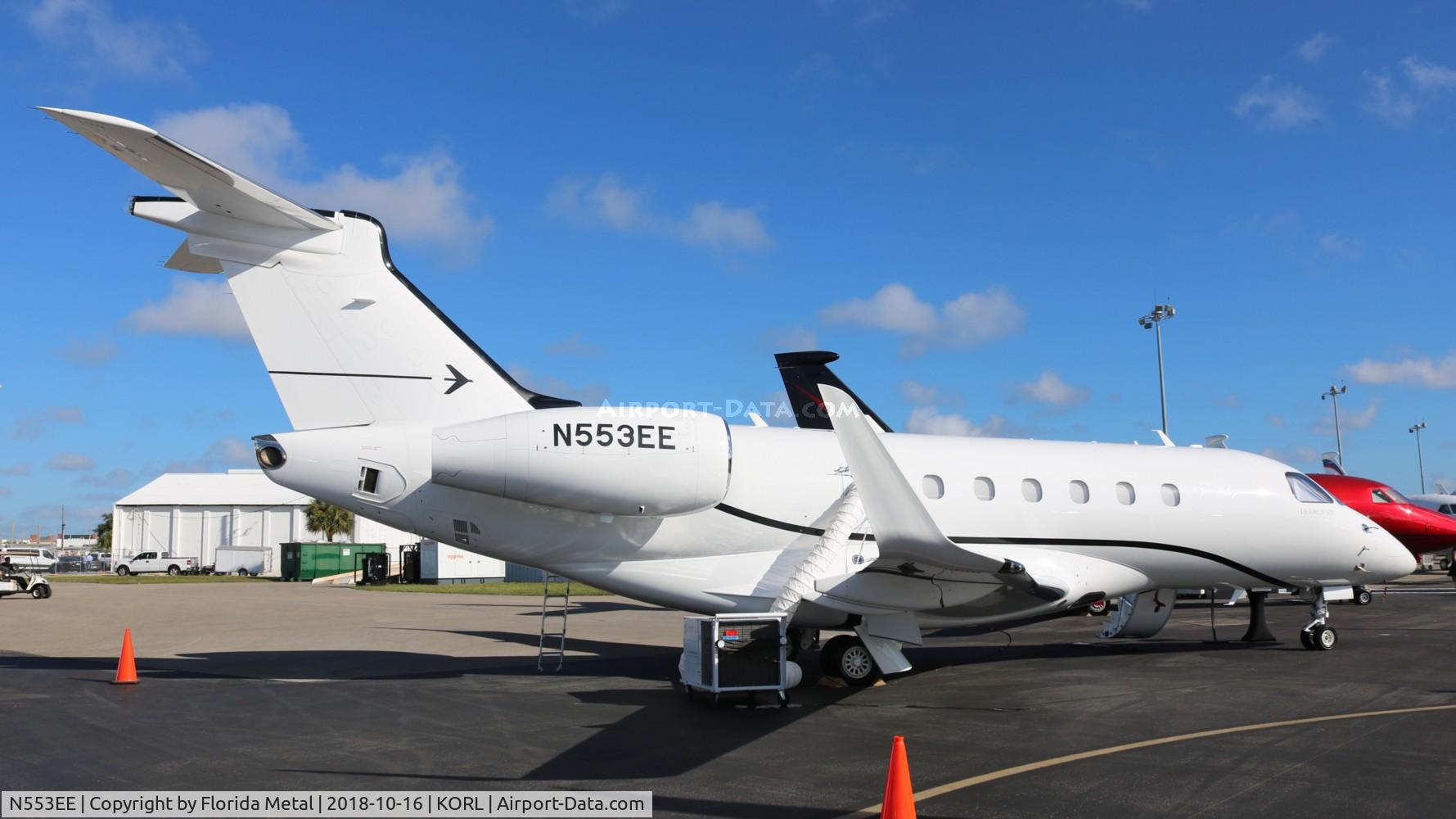 N553EE, 2017 Embraer EMB-550 Legacy 500 C/N 55000053, NBAA 2018