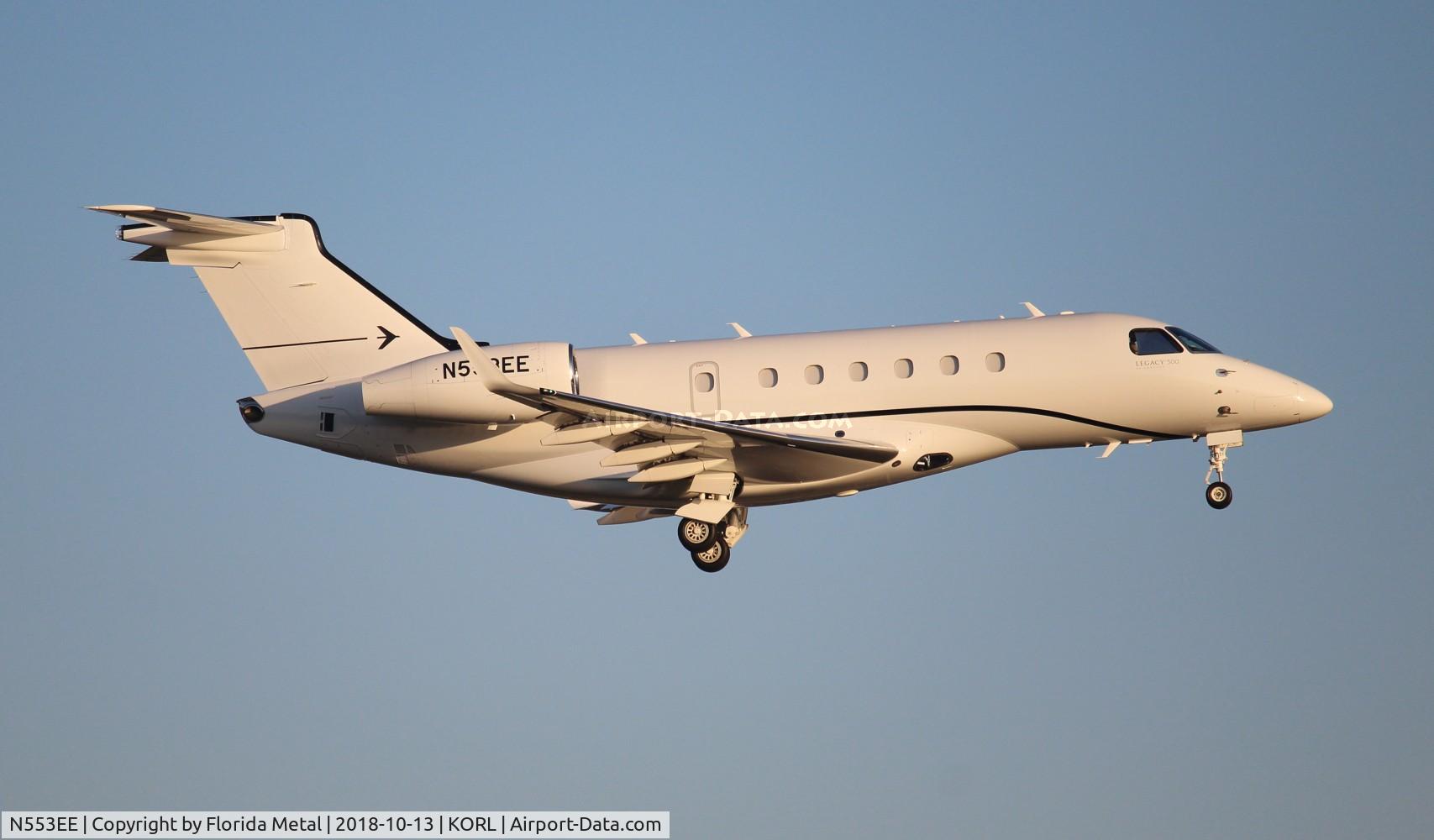 N553EE, 2017 Embraer EMB-550 Legacy 500 C/N 55000053, NBAA 2018