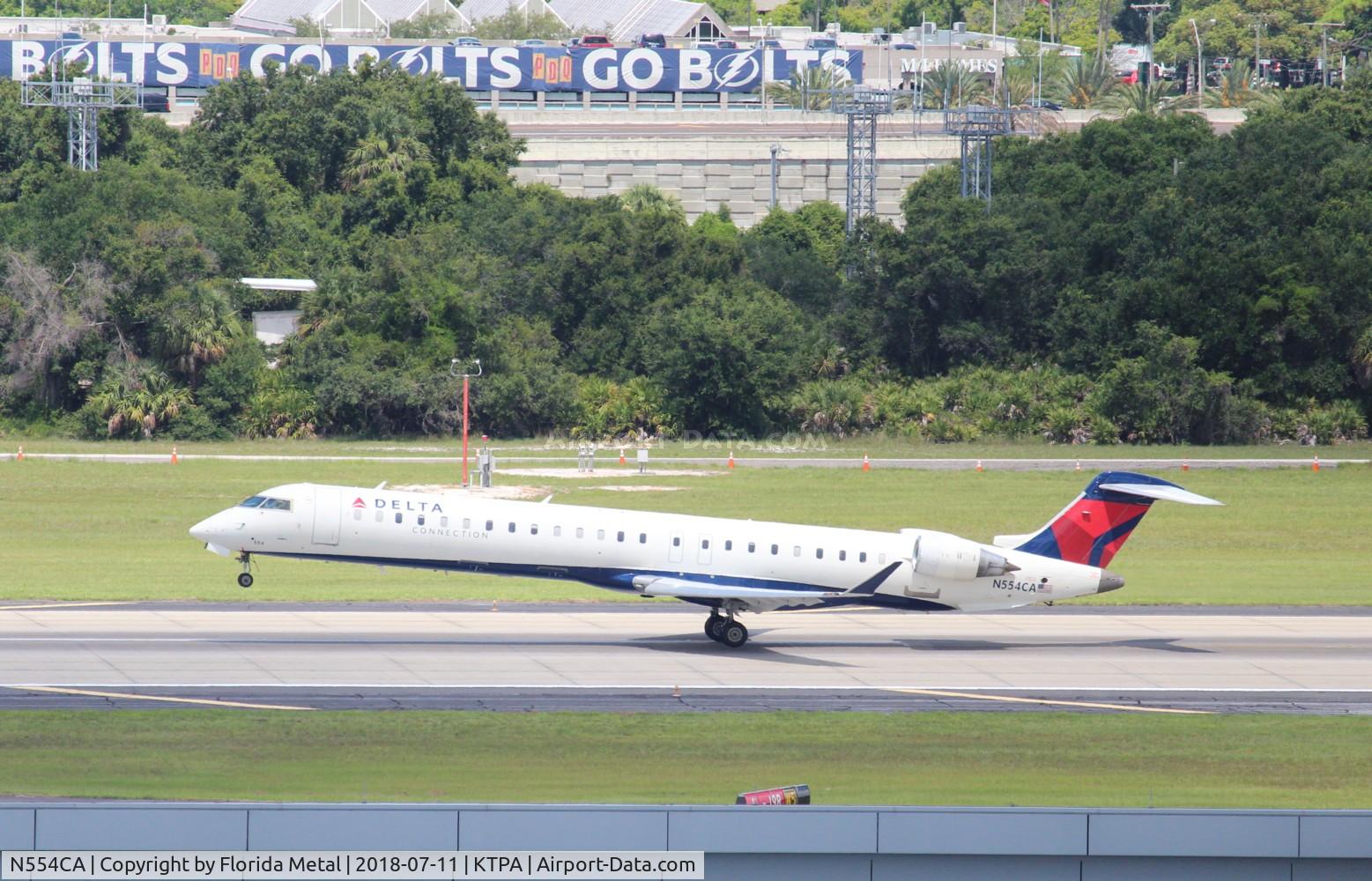 N554CA, 2008 Bombardier CRJ-900ER (CL-600-2D24) C/N 15168, TPA 2018