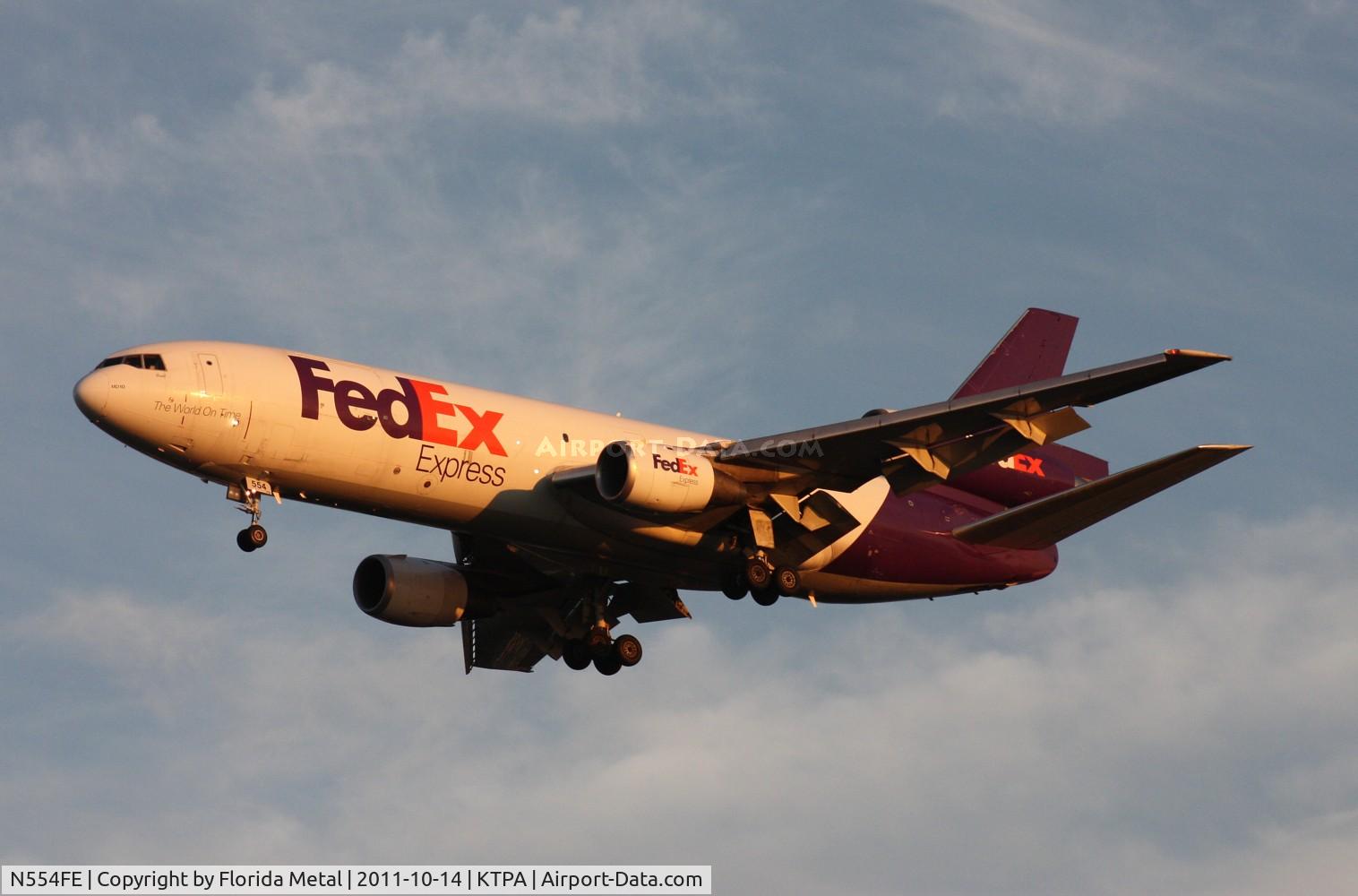 N554FE, 1972 McDonnell Douglas MD-10-10F C/N 46708, TPA 2011