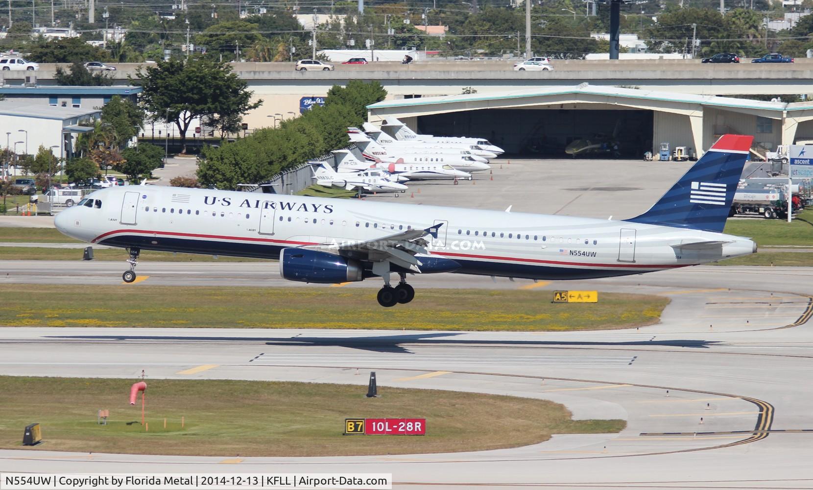 N554UW, 2011 Airbus A321-231 C/N 4866, FLL 2014