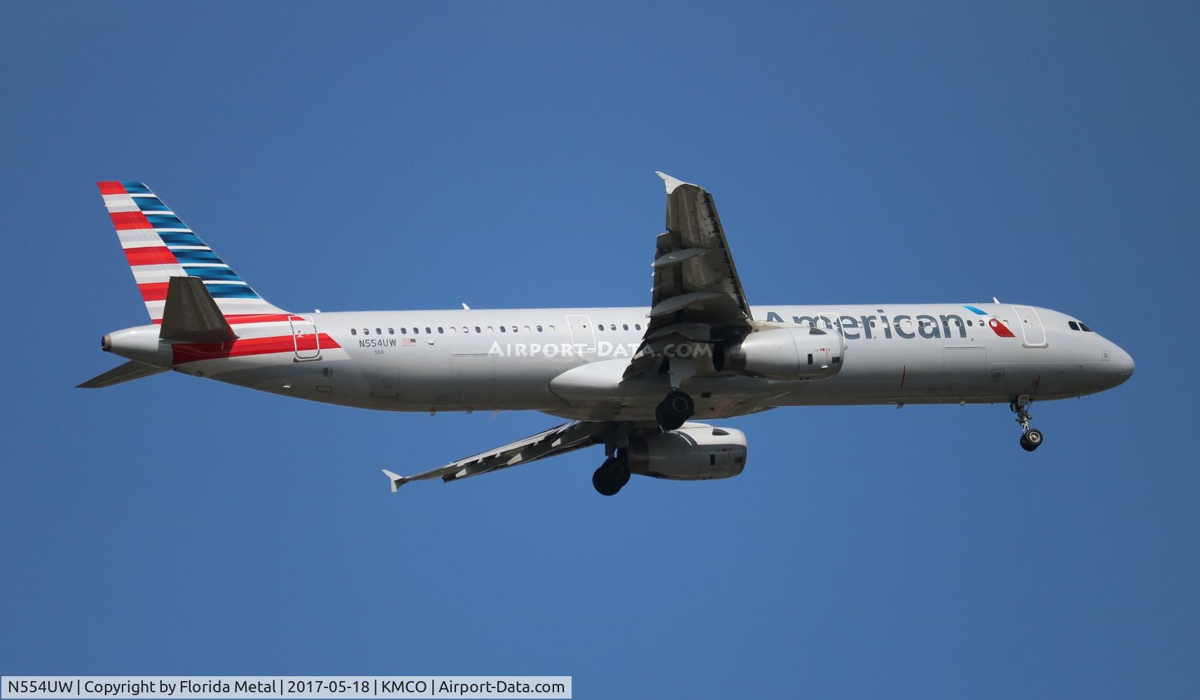 N554UW, 2011 Airbus A321-231 C/N 4866, MCO 2017