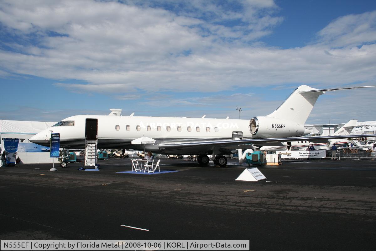 N555EF, 2005 Bombardier BD-700-1A10 Global 5000 C/N 9154, NBAA 2008