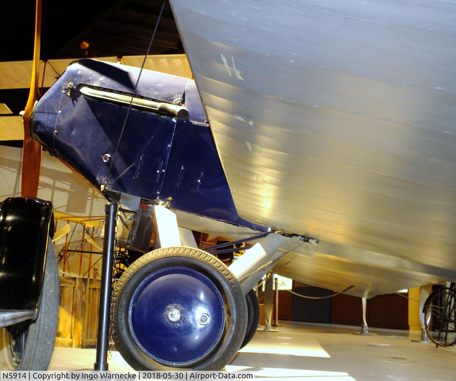 N5914, Alexander Long Wing Eaglerock C/N 557, Alexander Eaglerock Long Wing at the Southern Museum of Flight, Birmingham AL