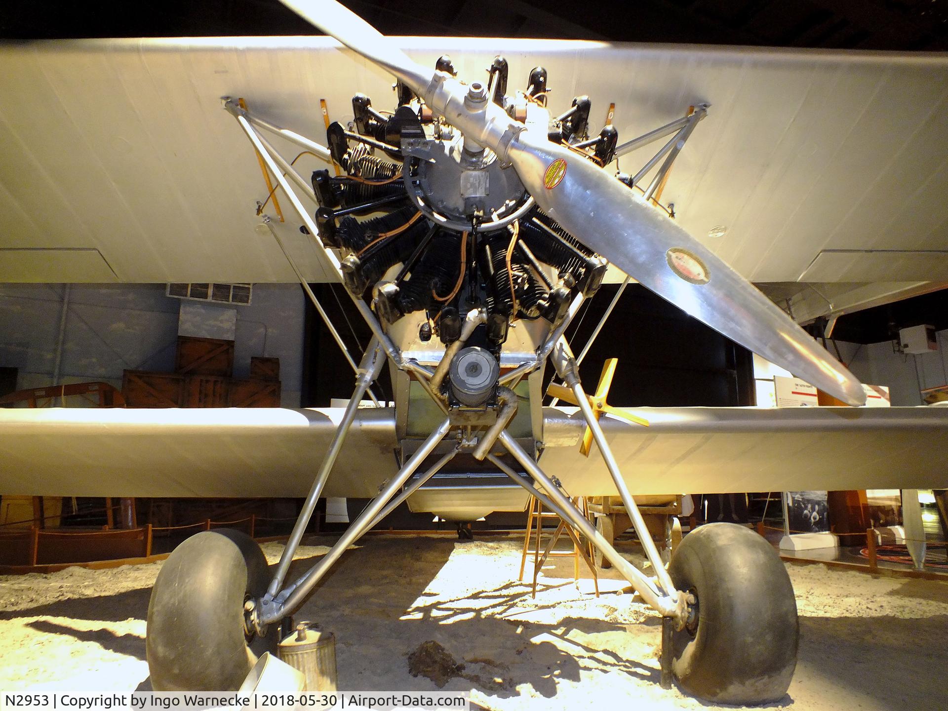 N2953, 1925 Huff PETREL C/N 62, Huff-Daland Duster Petrel at the Southern Museum of Flight, Birmingham AL