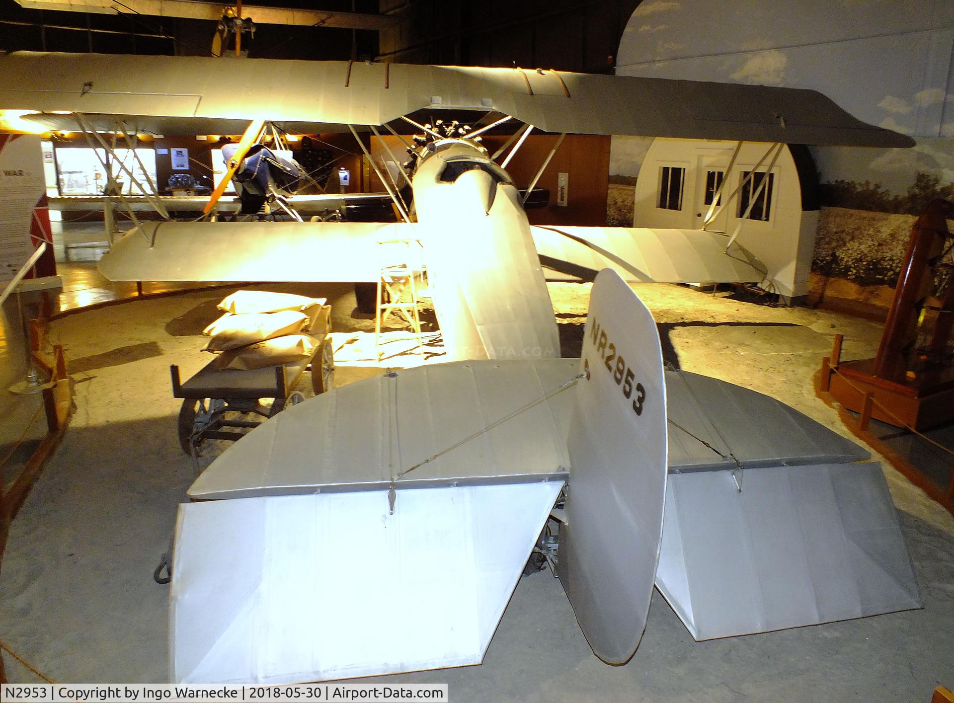 N2953, 1925 Huff PETREL C/N 62, Huff-Daland Duster Petrel at the Southern Museum of Flight, Birmingham AL