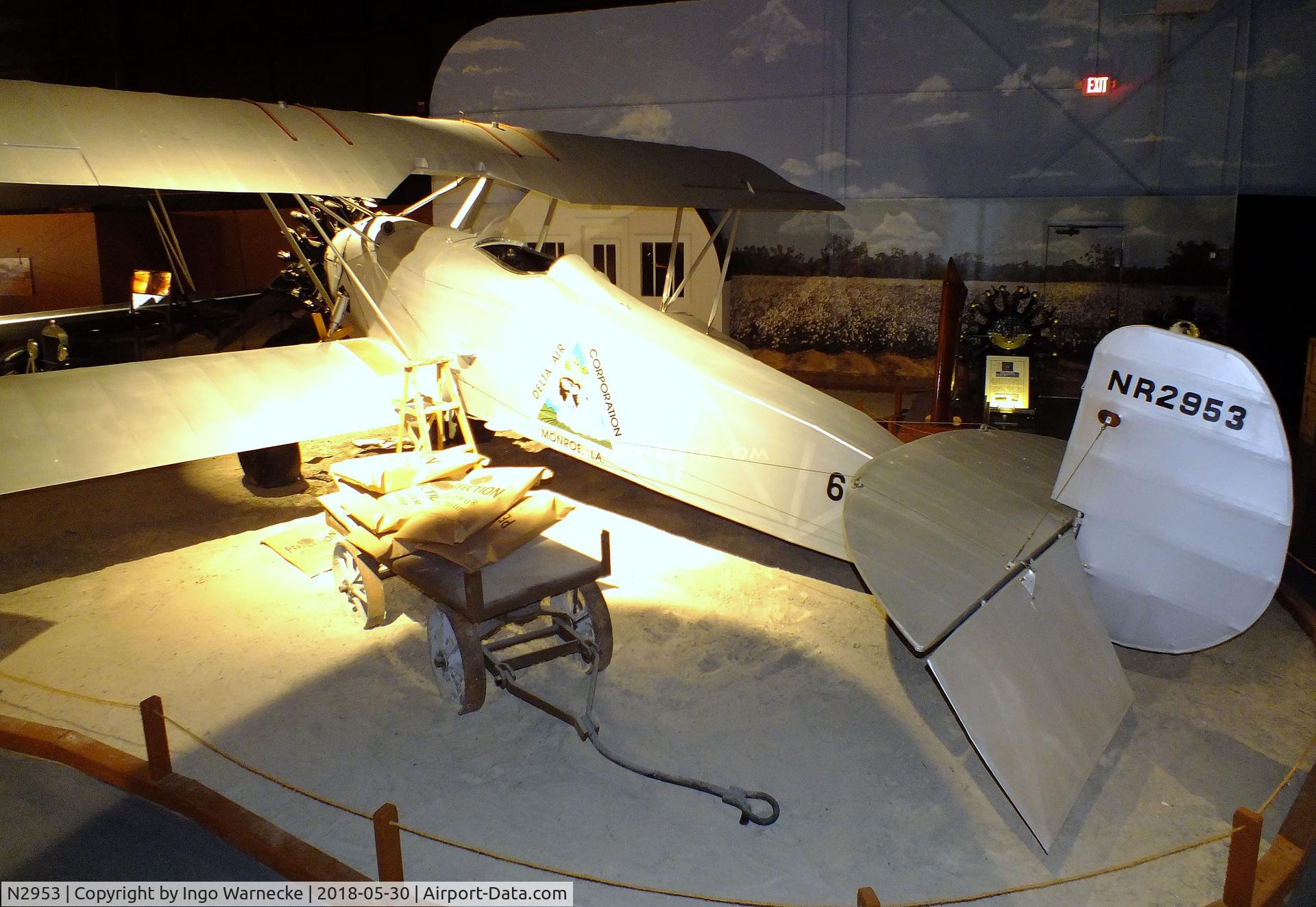 N2953, 1925 Huff PETREL C/N 62, Huff-Daland Duster Petrel at the Southern Museum of Flight, Birmingham AL