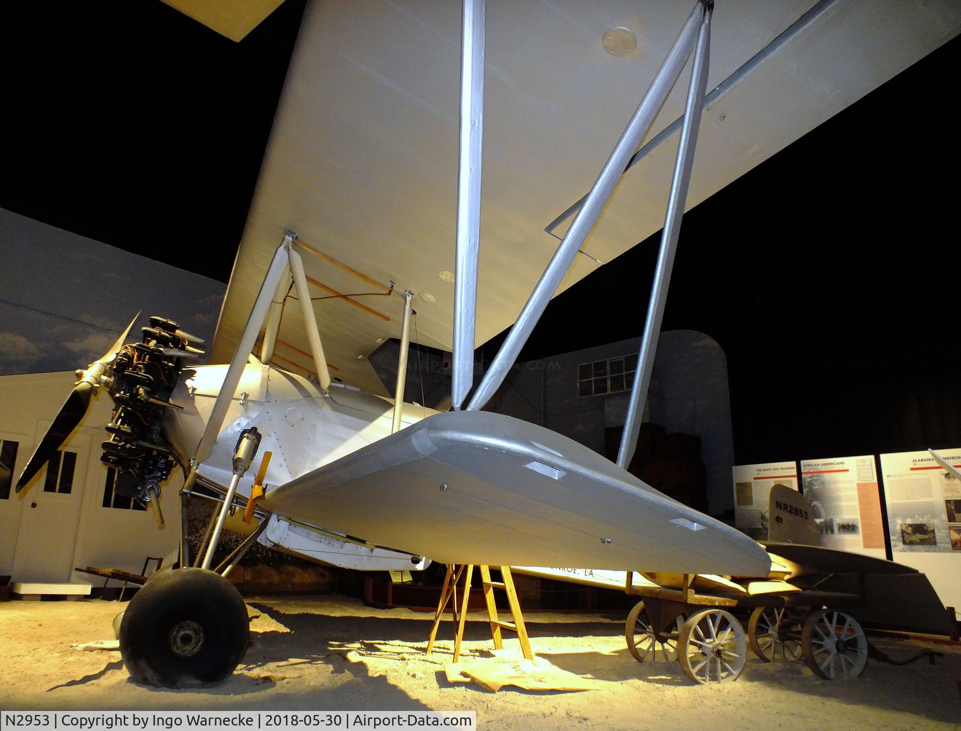 N2953, 1925 Huff PETREL C/N 62, Huff-Daland Duster Petrel at the Southern Museum of Flight, Birmingham AL
