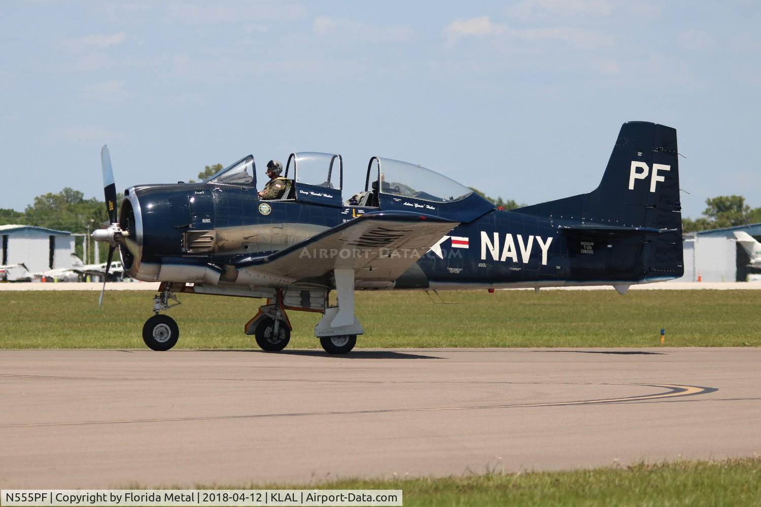N555PF, 1954 North American T-28B Trojan C/N 200-336 (138265), SNF 2018