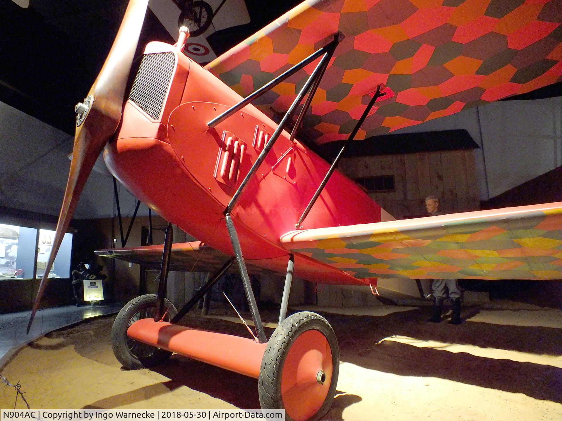 N904AC, Fokker D-VII C/N 03, Fokker D VII replica at the Southern Museum of Flight, Birmingham AL