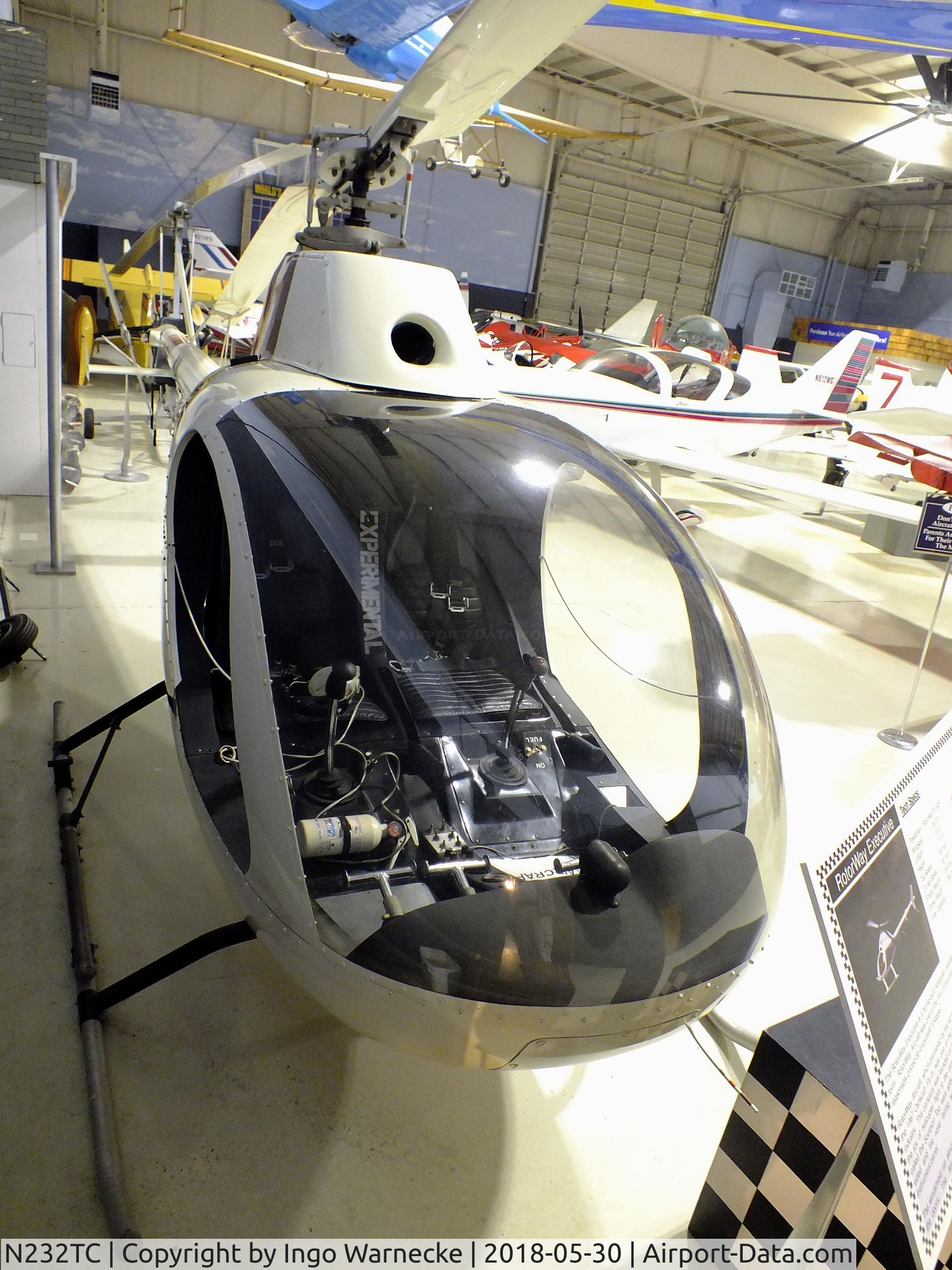 N232TC, 1987 Brothers Michael RW 152 C/N 3306, Rotorway Exec (Brothers, Michael) RW152 at the Southern Museum of Flight, Birmingham AL