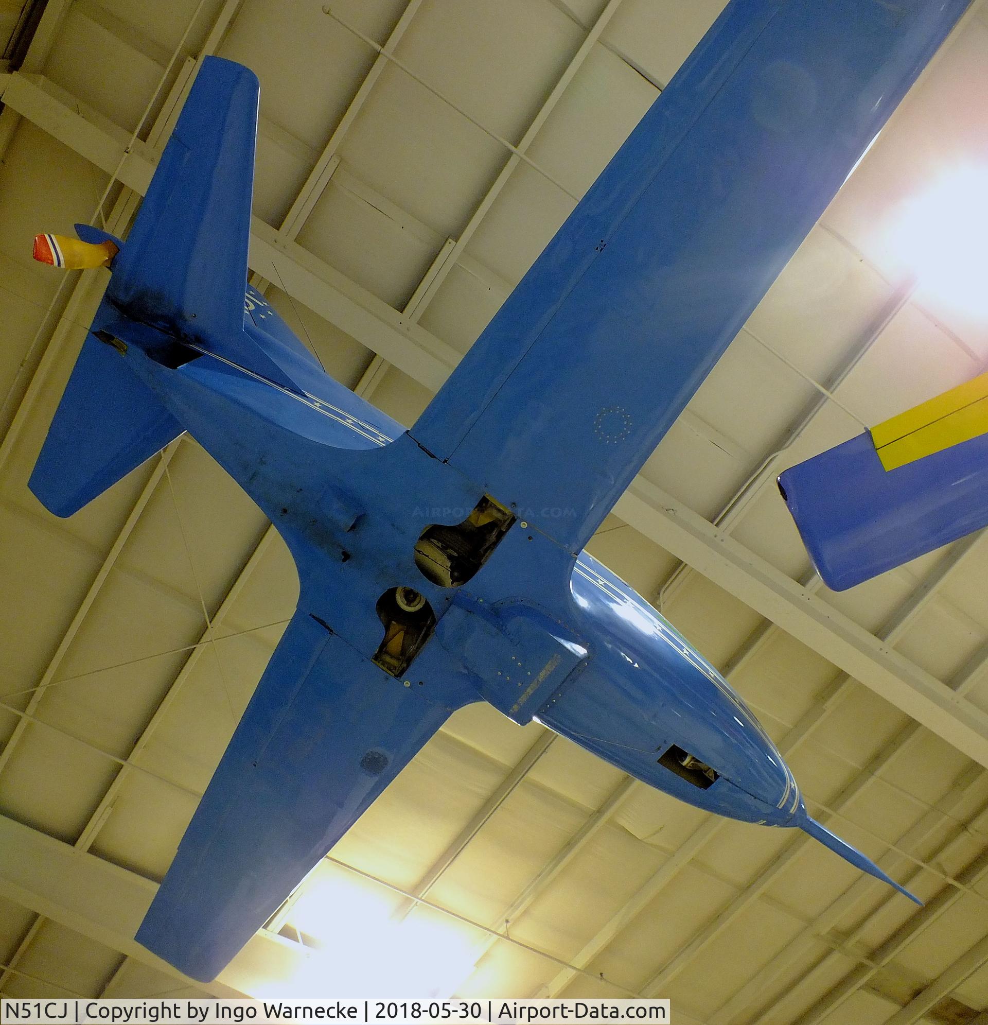 N51CJ, 1990 Bede BD-5B C/N 2185, Bede (Grimes, Charles J) BD-5B at the Southern Museum of Flight, Birmingham AL