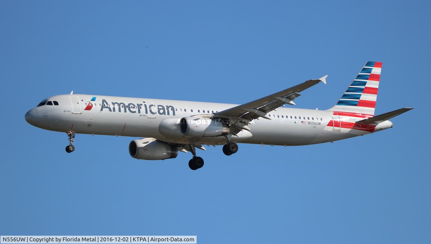 N556UW, 2012 Airbus A321-231 C/N 5244, TPA 2016