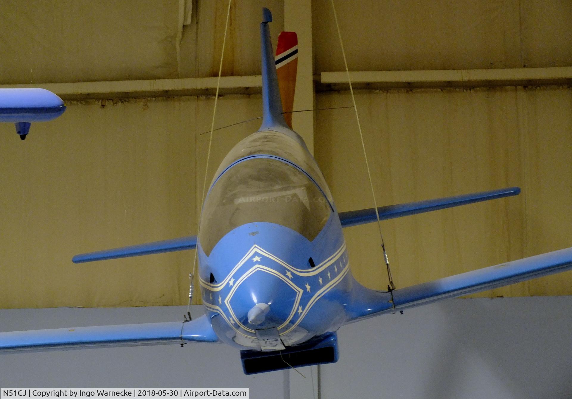 N51CJ, 1990 Bede BD-5B C/N 2185, Bede (Grimes, Charles J) BD-5B at the Southern Museum of Flight, Birmingham AL