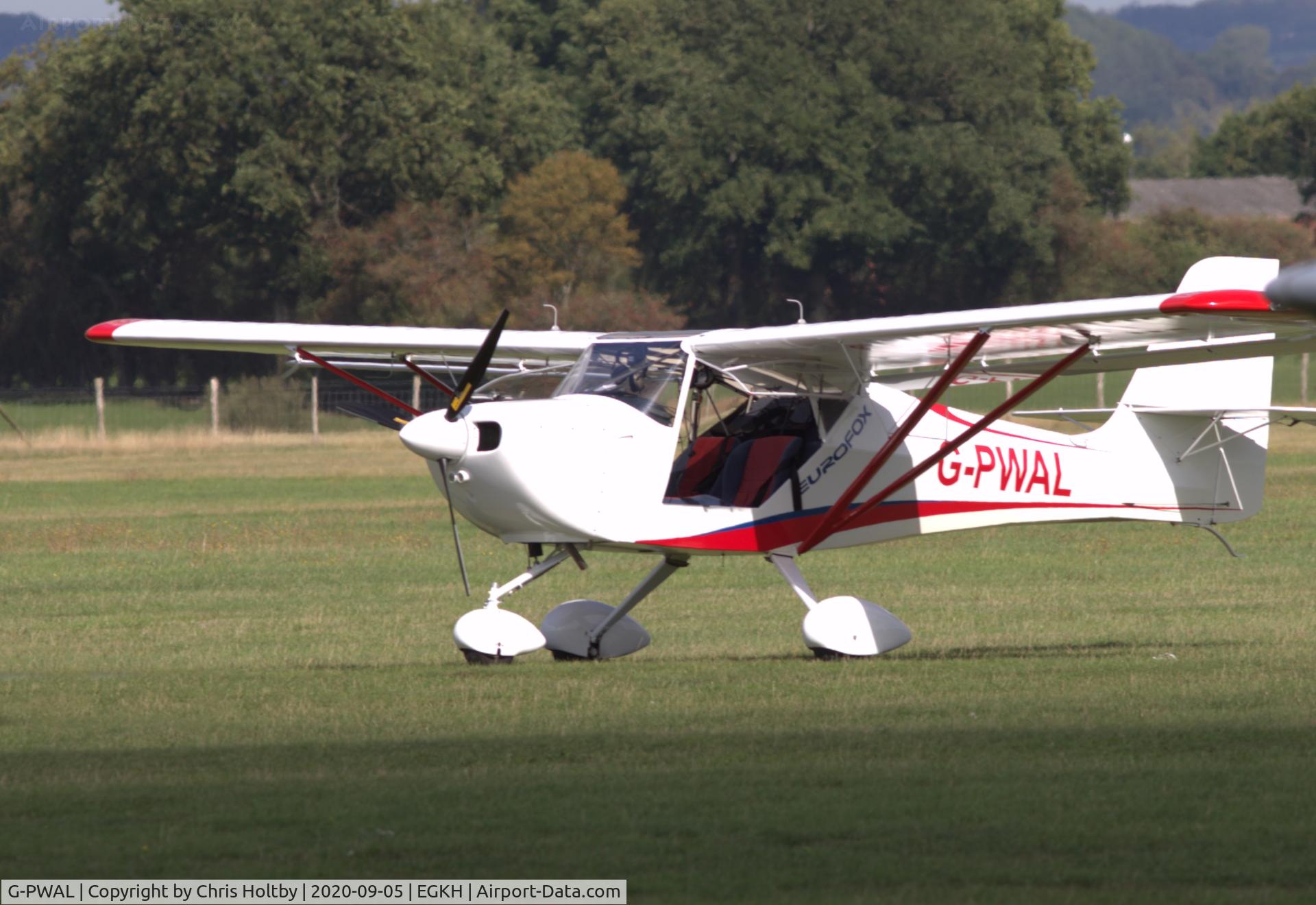 G-PWAL, 2014 Aeropro Eurofox 912(1) C/N BMAA/HB/655, Visiting Headcorn, Kent