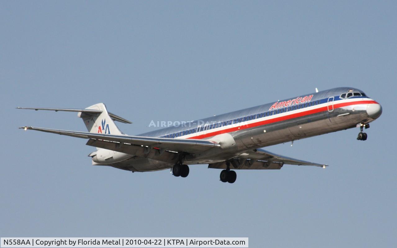 N558AA, 1991 McDonnell Douglas MD-82 (DC-9-82) C/N 53088, TPA 2010