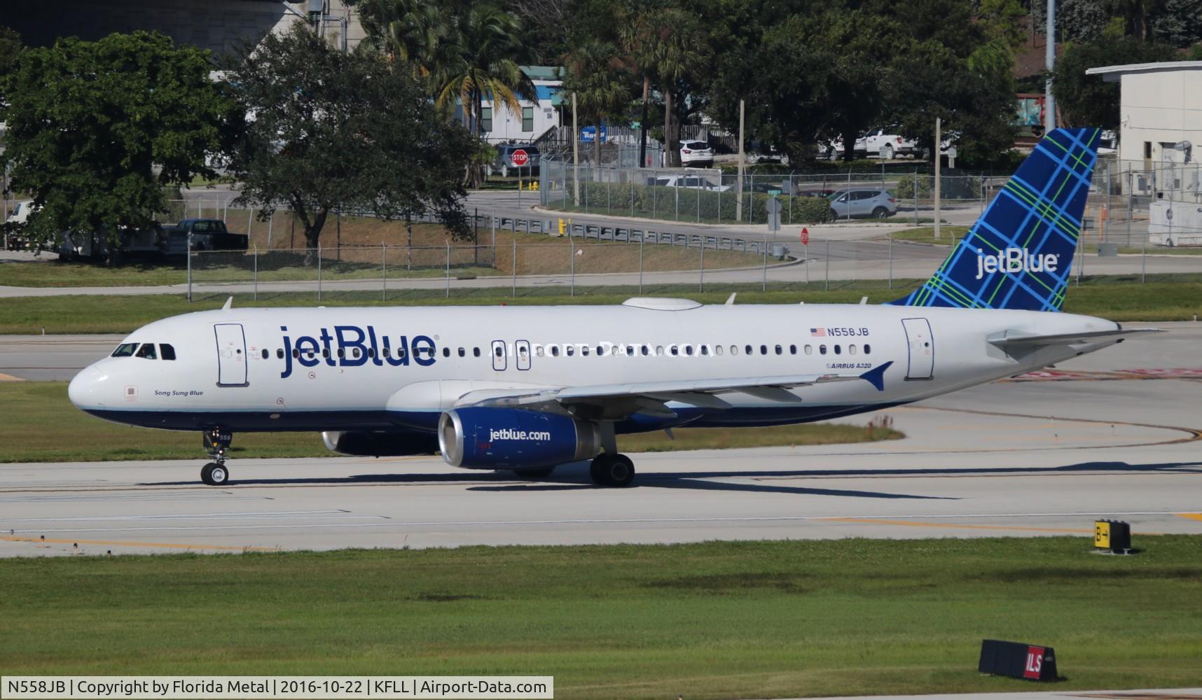 N558JB, 2003 Airbus A320-232 C/N 1915, FLL 2016
