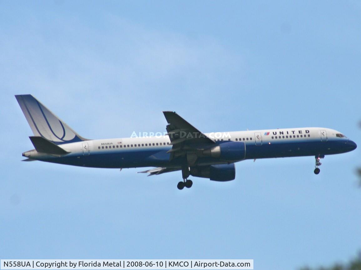 N558UA, 1992 Boeing 757-222 C/N 26654, MCO 2008