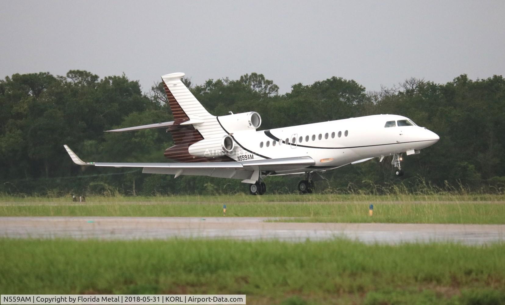 N559AM, 2013 Dassault Falcon 7X C/N 206, ORL 2018