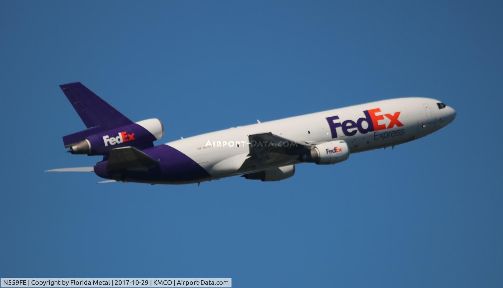 N559FE, 1973 McDonnell Douglas MD-10-10F C/N 46930, MCO 2017