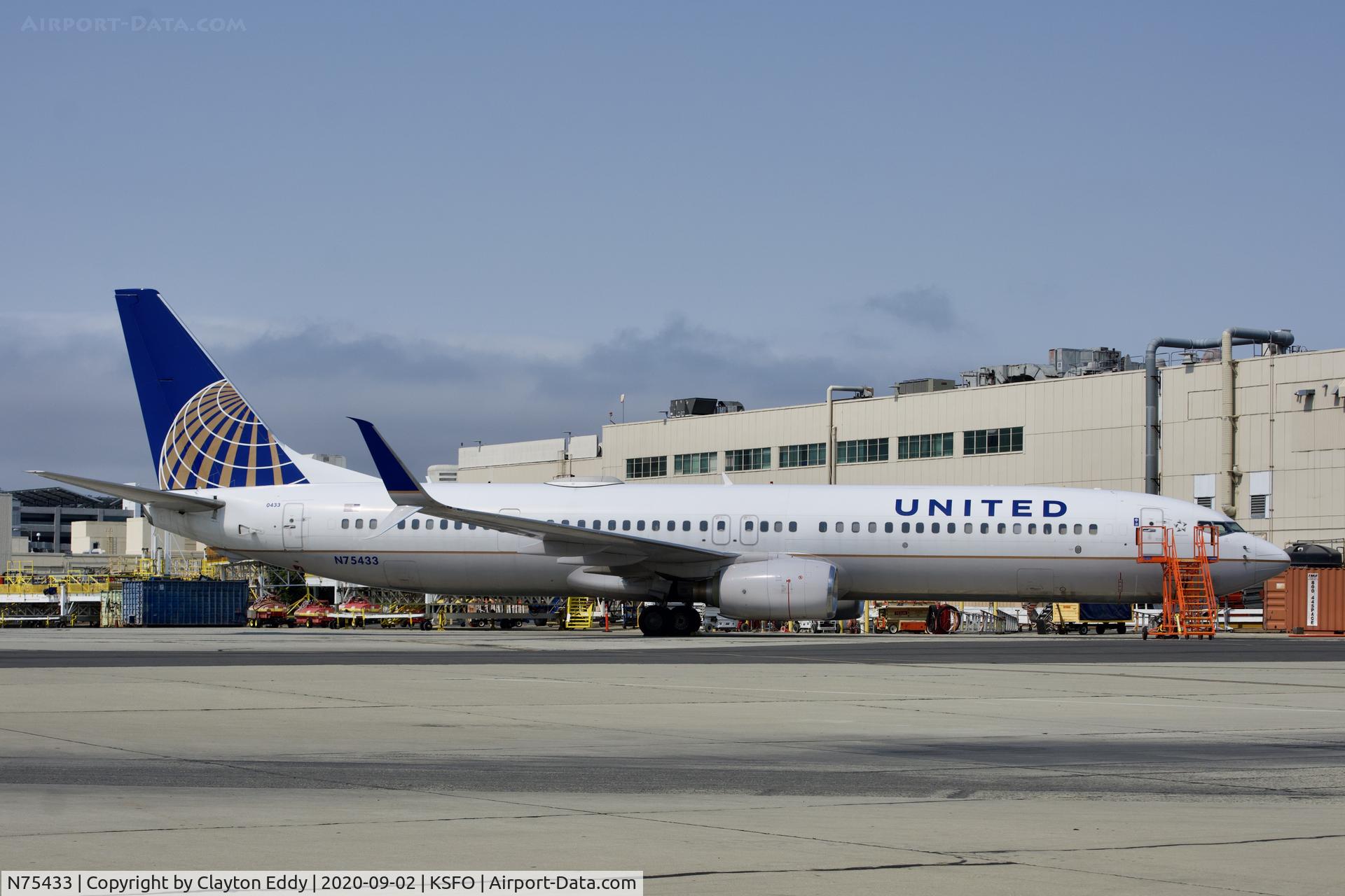 N75433, 2009 Boeing 737-924/ER C/N 33527, SFO 2020.